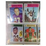 1966 Philadelphia Football Lot of 9 Cards