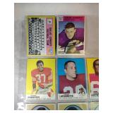 1969 Topps Football Lot of 8 Cards