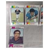 1972 and 1973 Topps Football Lot of 6 Cards