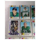 1973 Topps Football Lot of 9 Cards