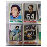 1974 Topps Football Lot of 9 Cards