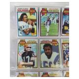 1979 Topps Football Lot of 9 Cards