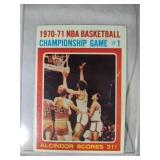 1971-1972 Topps BKB Championship Game #1 - #133