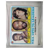 1973-1974 Topps BKB Rebounds Leaders #157