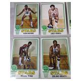 1973-1974 Topps BKB Lot of 9 Cards