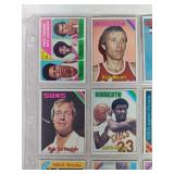 1975-1976 Topps BKB Lot of 9 Cards
