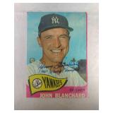 John Blanchard  11"X8" Autograph