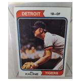 1974 Topps Baseball Al Kaline #215