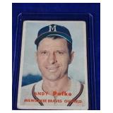 1957 Topps #143 Andy Pafko - Milwaukee Braves