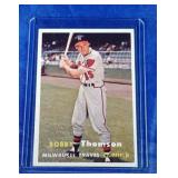 1957 Topps #262 Bobby Thomson - Milwaukee Braves