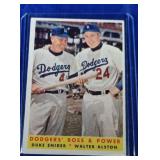 1958 Topps #314 Duke Snider Walt Alston Boss &