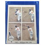 1959 Fleer Ted Williams #58  1957  Williams hits