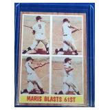 1962 Topps #313 Roger Maris Blasts 61st Home Run 