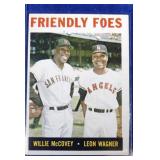 1964 Topps #41 Willie McCovey Wagner Friendly Foes