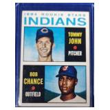1964 Topps #146 Tommy John ROOKIE CARD  Indians