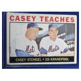 1964 Topps #393 Casey Teaches Ed Kranepool  Mets
