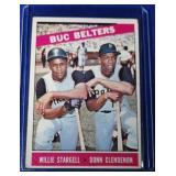 1966 Topps #99 Willie Stargell Donn Clendenon Buc