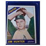 1966 Topps #36 Jim Hunter  Oakland Athletics New