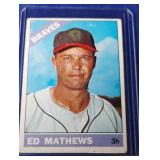 1966 Topps #200 Ed Mathews Milwaukee Braves Eddie