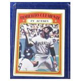 1972 Topps #310 Bob Clemente In Action -Pittsburgh