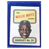 1971 Topps Willie Mays Booklet #24  San Francisco