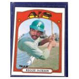 1972 Topps #435 Reggie Jackson  Oakland Athletics