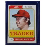 1974 Topps #270T Ron Santo Traded  Chicago Cubs