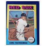 1975 Topps Carl Yastrzemski  Boston Red Sox