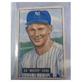 RARE 1951 Bowman #1 Whitey Ford ROOKIE CARD  New