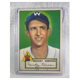 1952 Topps #106 Mickey Vernon RED BACK Washington