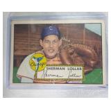 1952 Topps #117 Sherm Lollar RED BACK  Chicago