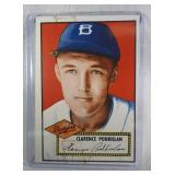 1952 Topps #188 Clarence Podbielan ROOKIE CARD RED