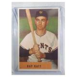 1954 Bowman #121 Ray Katt ROOKIE CARDNew York San