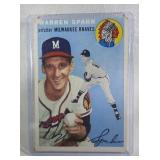 1954 Topps #20 Warren Spahn  Milwaukee Braves