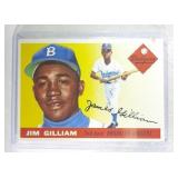 1955 Topps #5 Jim Gilliam - Brooklyn Dodgers Los