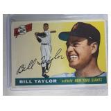 1955 Topps #53 Bill Taylor -New York San Francisco