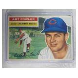 1956 Topps #47 Art Fowler - Cincinnati Reds