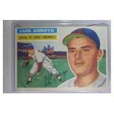 1956 Topps #64 Luis Arroyo ROOKIE CARD - St. Louis