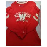 3 Wisconsin Badgers Mens Small (2)Tshirts & (1)