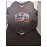 3 Wisconsin Badgers Mens Med Thermal/Jersey/Lsleev