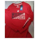 3 Wisconsin Badgers Mens Large Tee/Hoodie/LongSlee