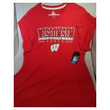 2 Wisconsin Badgers Mens Large Tee/Hoodie
