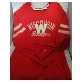 3 Wisconsin Badgers Mens XL shirts - two long