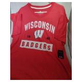 3 Wisconsin Badgers Mens XL shirts - two t-shirts