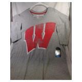 3 Wisconsin Badgers Mens XL shirts - one long