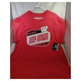 3 Wisconsin Badgers Mens XL shirts - one V-neck