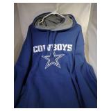 Dallas Cowboys Mens 4XL zippered hooded sweatshirt