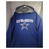 Dallas Cowboys Mens 4XL zippered hooded sweatshirt