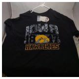 2 Iowa Hawkeyes mens Large shirts