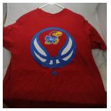 1 Kansas Jayhawk mens Med T shirt